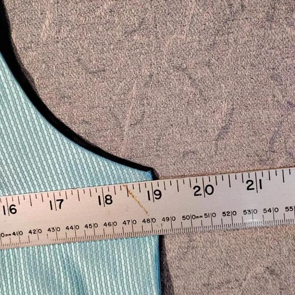 BuyYourTies.com Men's Aqua Formal Wedding/prom/grad Satin Vest Xs - Picture 8 of 9